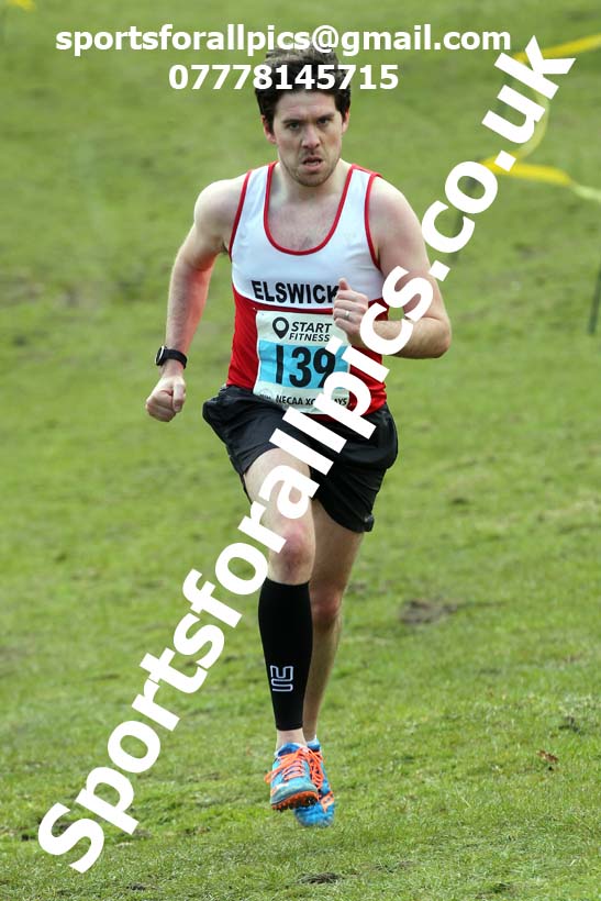 Masters men 2021 NECAA Cross Country Relays, Thornley Farm, Peterlee, Saturday, April 10th. Photo: David T. Hewitson/Sports for All Pics